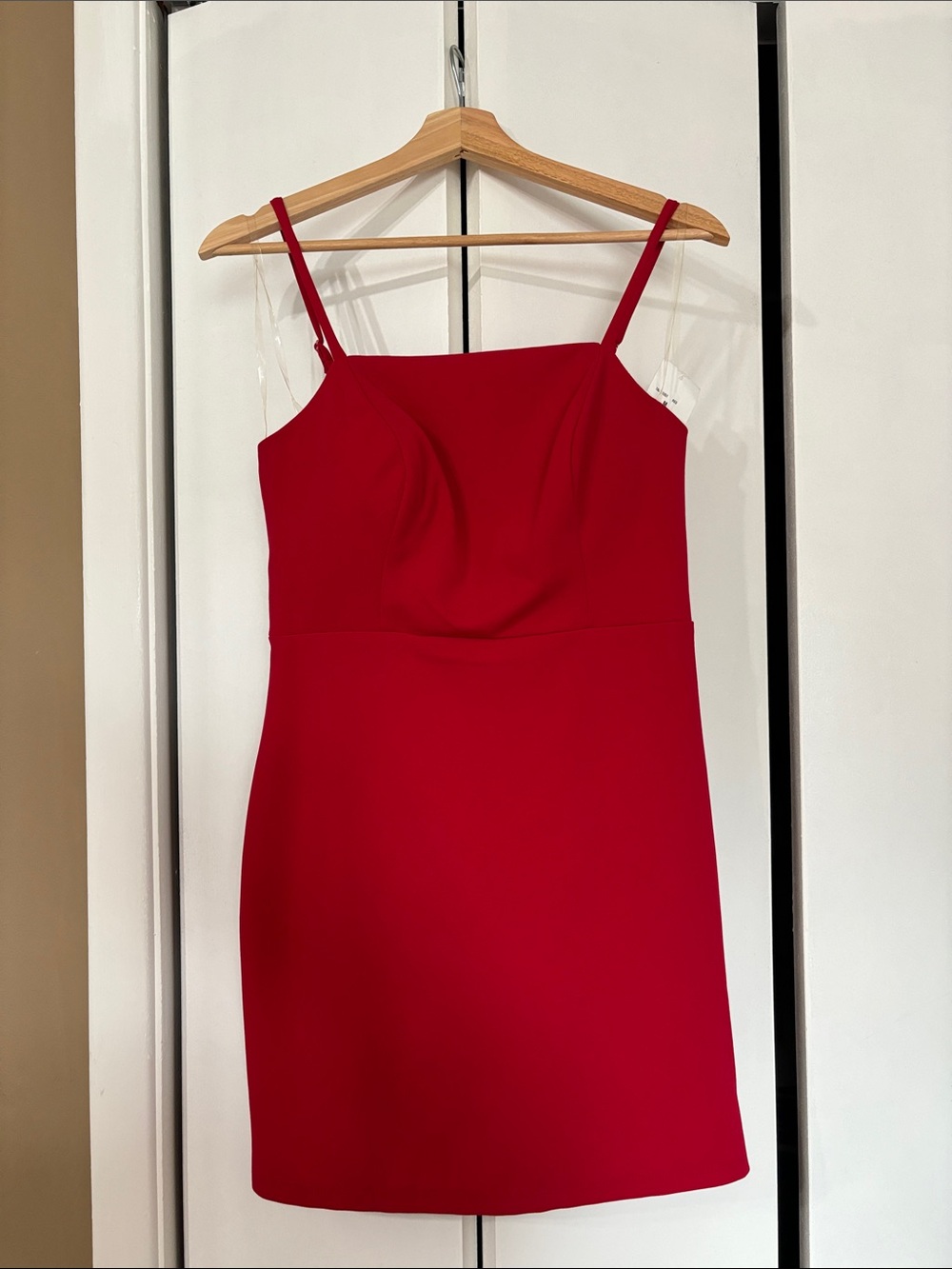NWT midnight doll dillards Red Spaghetti-Strap Mini Dress
